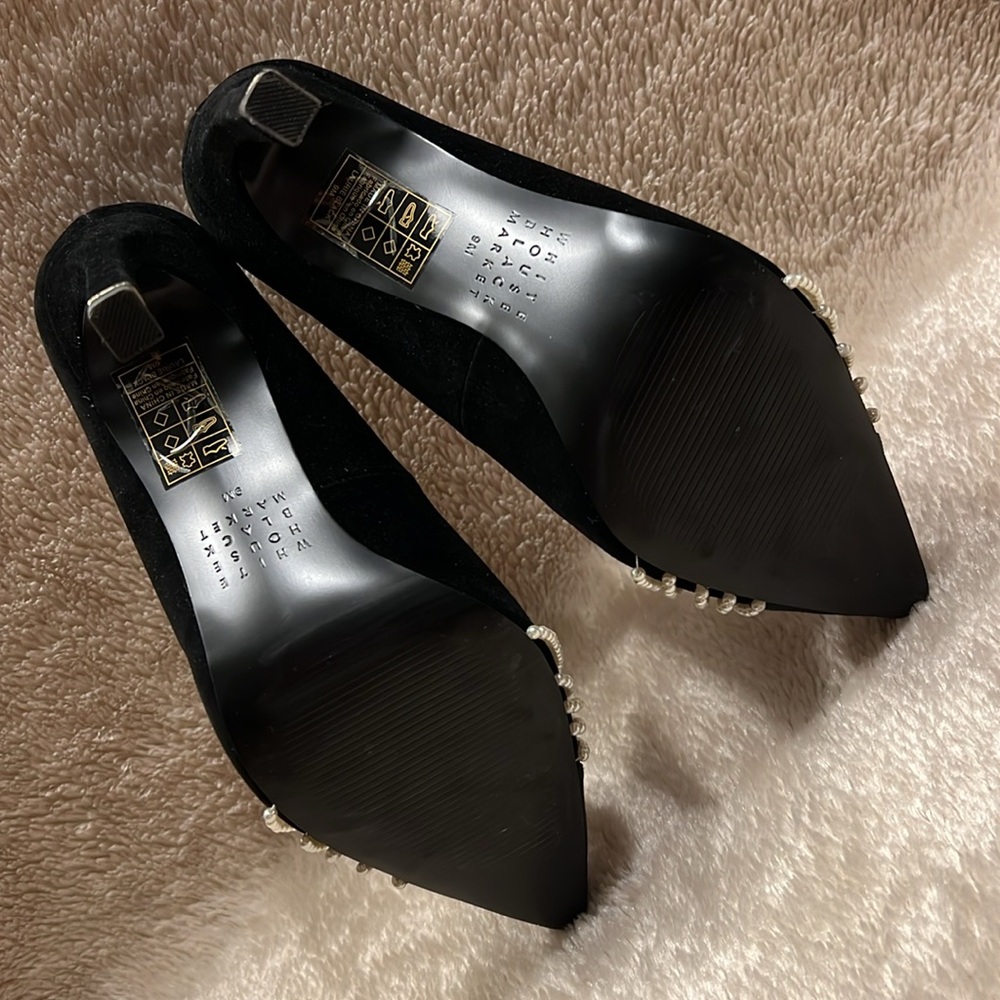WHBM White House Black Market Pearl Knot High Heel Pump - Picture 14 of 17